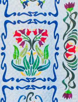 Art Nouveau Flowers (detail)