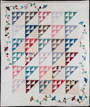 Pieced and Appliqued Quilt